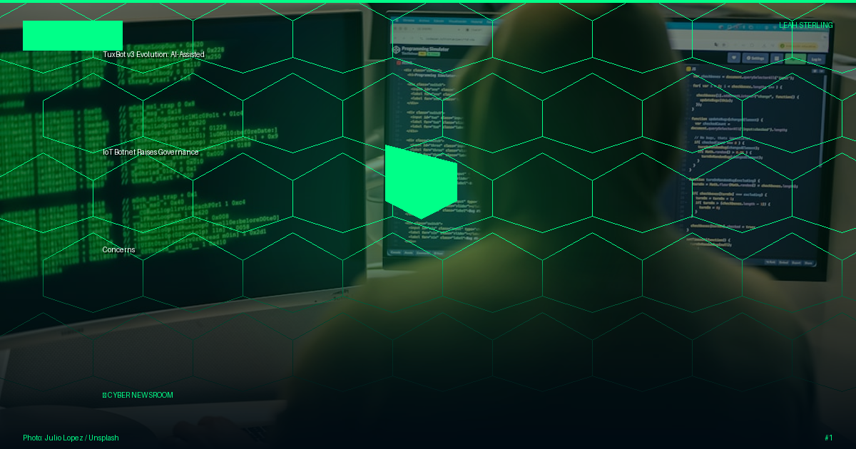 TuxBot v3 Evolution: AI-Assisted IoT Botnet Raises Governance Concerns