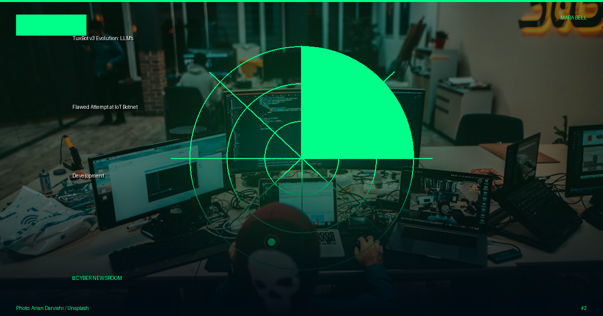 TuxBot v3 Evolution: LLM's Flawed Attempt at IoT Botnet Development