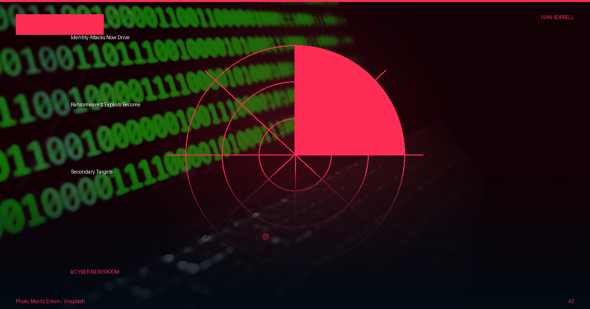 Identity Attacks Now Drive Ransomware — Exploits Become Secondary Targets