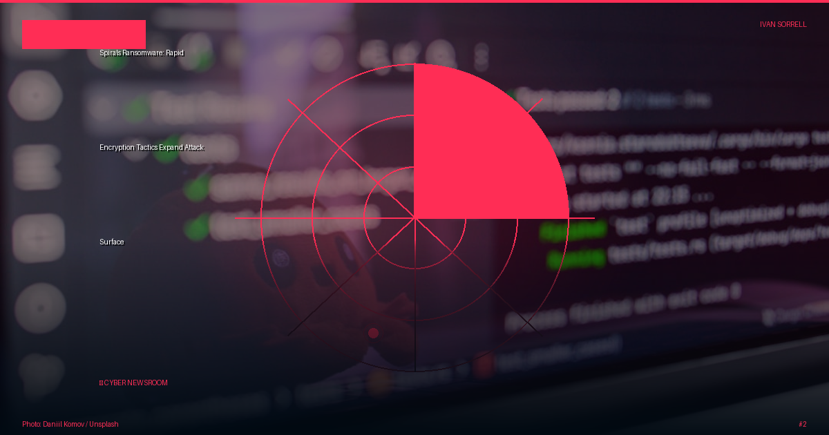 Spirals Ransomware: Rapid Encryption Tactics Expand Attack Surface