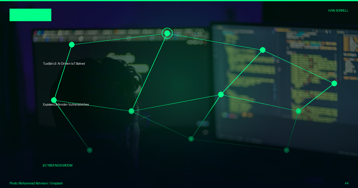 TuxBot v3: AI-Driven IoT Botnet Exposes Defender Vulnerabilities