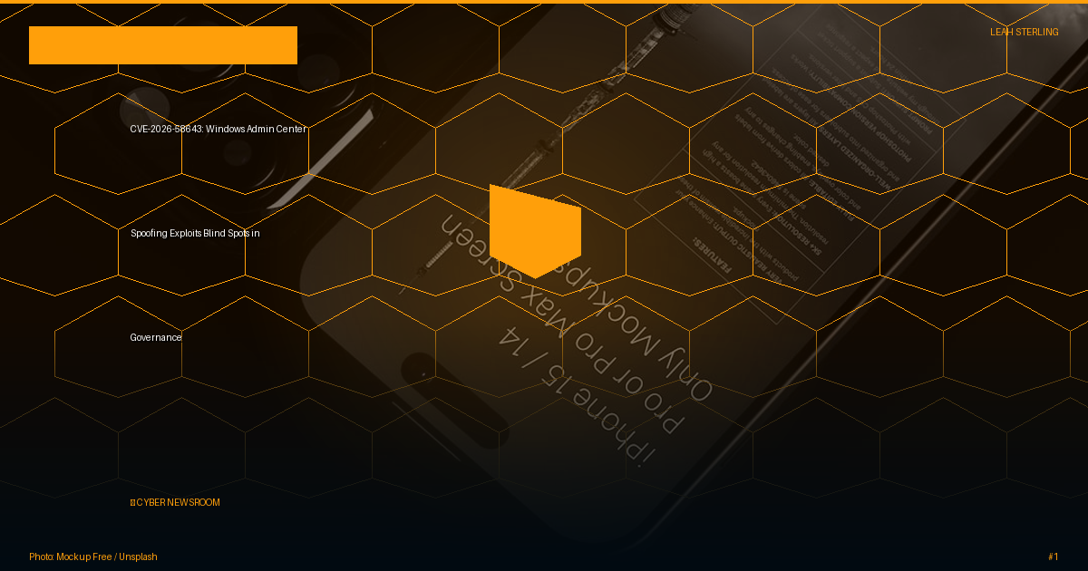 CVE-2026-58643: Windows Admin Center Spoofing Exploits Blind Spots in Governance