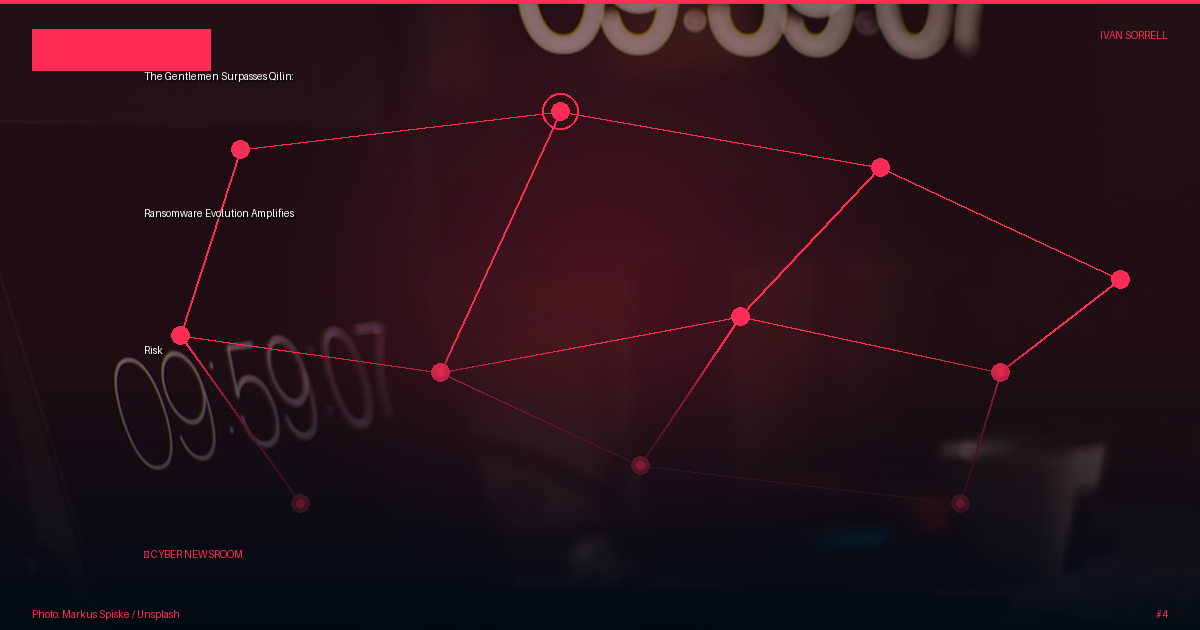 The Gentlemen Surpasses Qilin: Ransomware Evolution Amplifies Risk