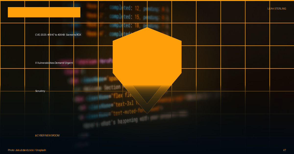 CVE-2025-40947 to 40949: Siemens ROX II Vulnerabilities Demand Urgent Scrutiny