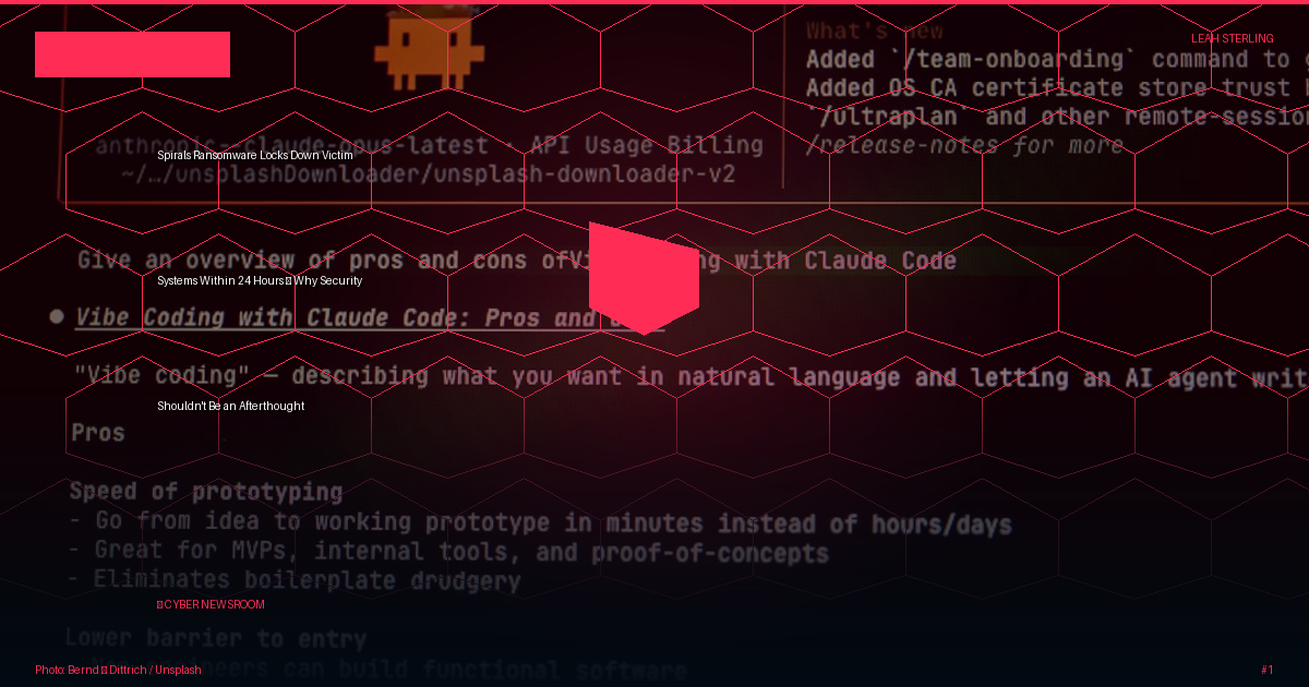 Spirals Ransomware Locks Down Victim Systems Within 24 Hours — Why Security Shouldn't Be an Afterthought