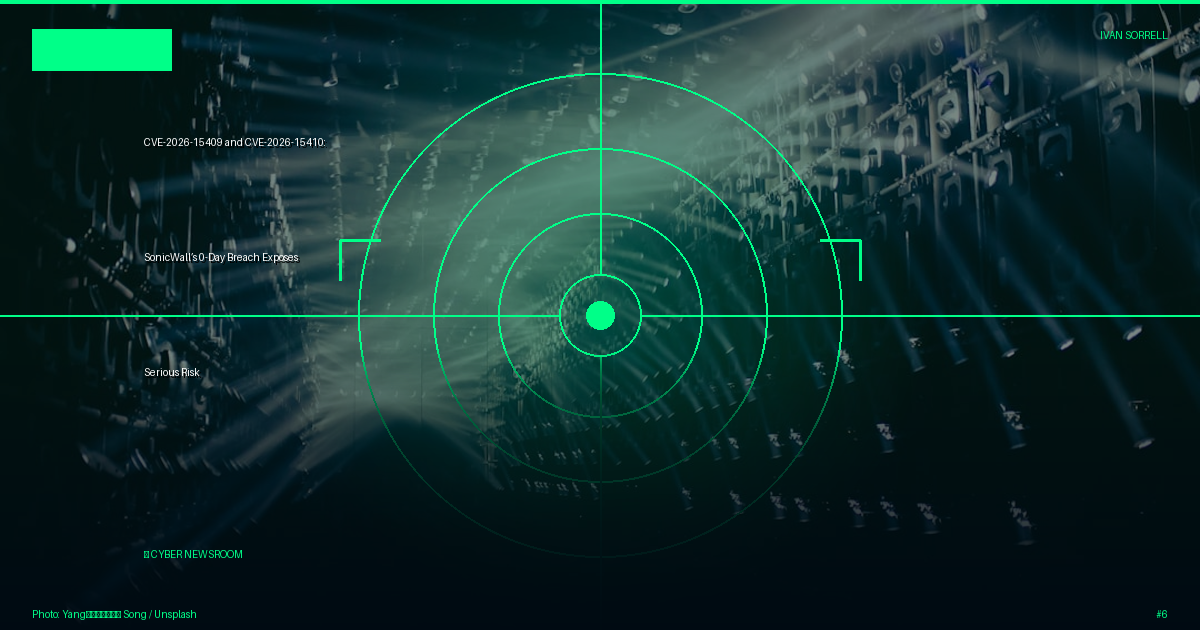 CVE-2026-15409 and CVE-2026-15410: SonicWall’s 0-Day Breach Exposes Serious Risk