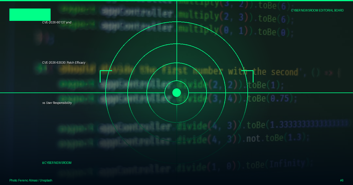 CVE-2026-60137 and CVE-2026-63030: Patch Efficacy vs. User Responsibility