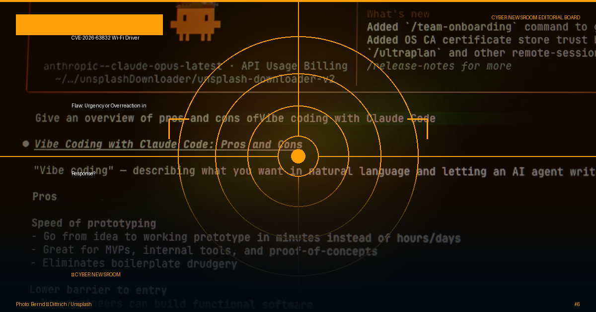 CVE-2026-63832 Wi-Fi Driver Flaw: Urgency or Overreaction in Response?