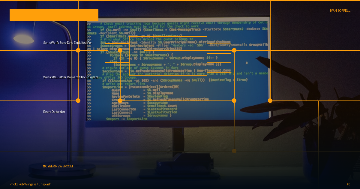 SonicWall's Zero-Days Exploited For Weeks — Custom Malware Should Alarm Every Defender