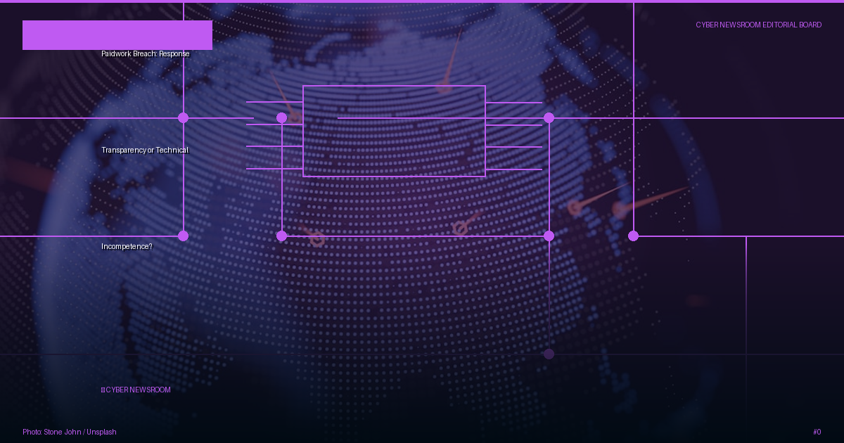 Paidwork Breach: Response Transparency or Technical Incompetence?