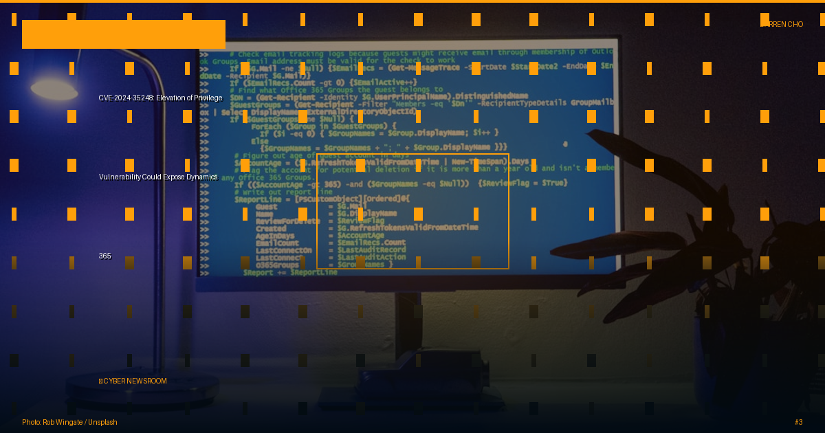 CVE-2024-35248: Elevation of Privilege Vulnerability Could Expose Dynamics 365