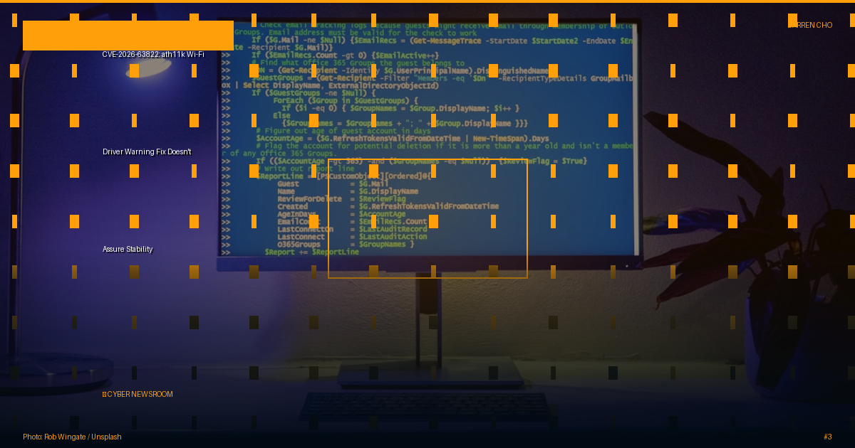 CVE-2026-63822: ath11k Wi-Fi Driver Warning Fix Doesn't Assure Stability