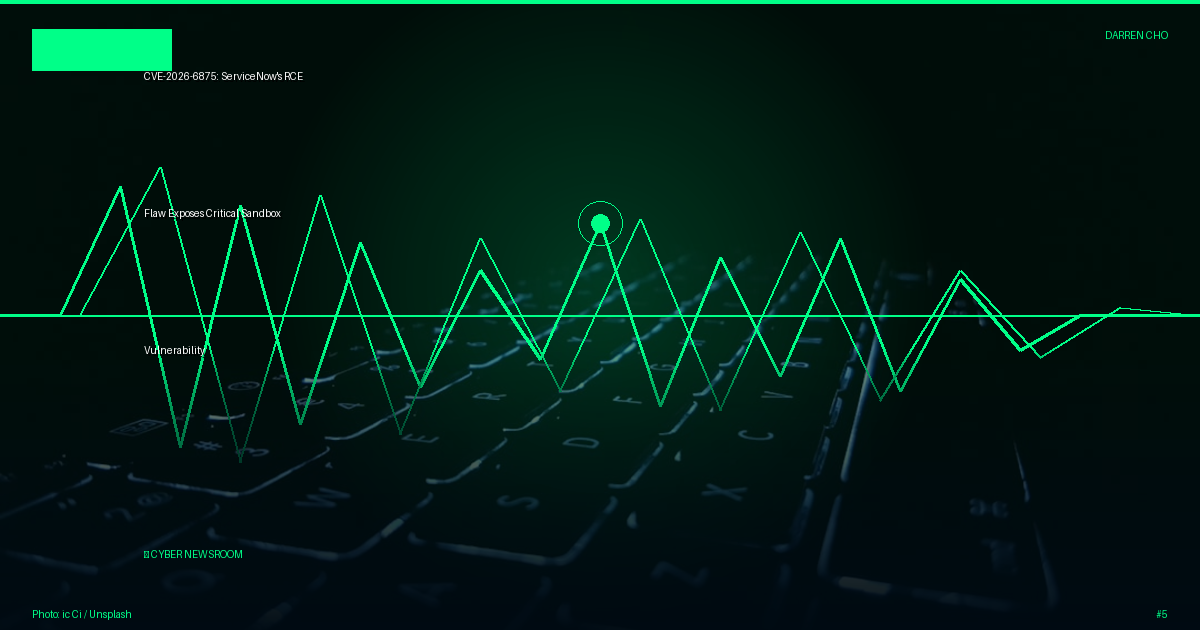 CVE-2026-6875: ServiceNow's RCE Flaw Exposes Critical Sandbox Vulnerability