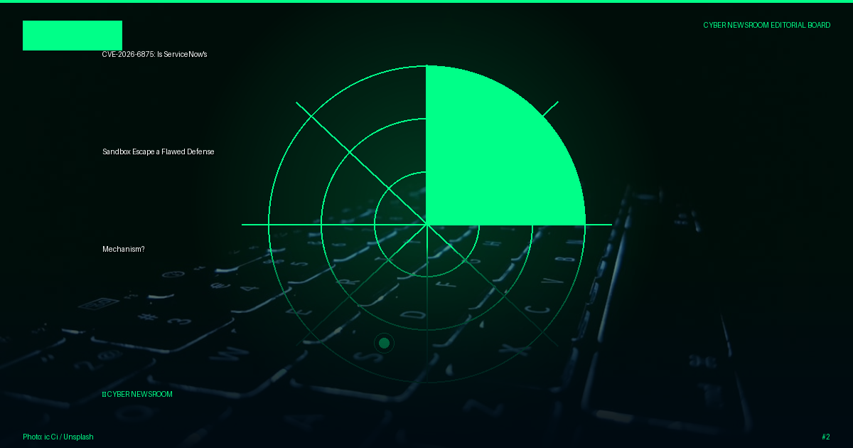 CVE-2026-6875: Is ServiceNow's Sandbox Escape a Flawed Defense Mechanism?