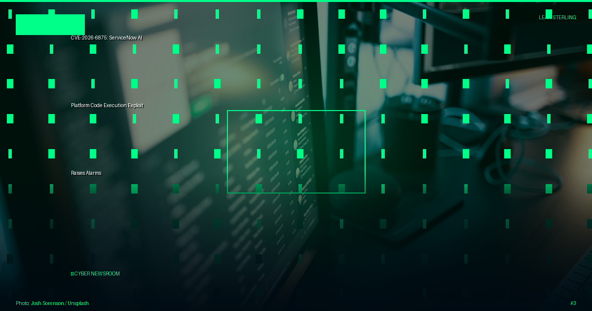 CVE-2026-6875: ServiceNow AI Platform Code Execution Exploit Raises Alarms
