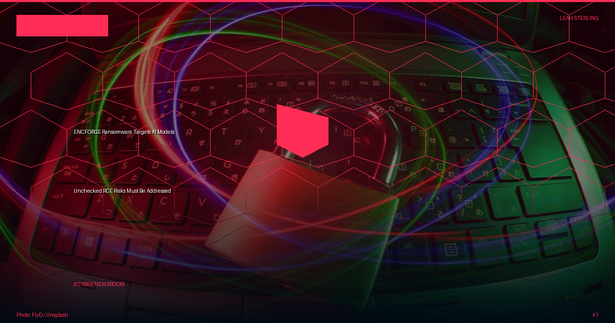 ENCFORGE Ransomware Targets AI Models: Unchecked RCE Risks Must Be Addressed