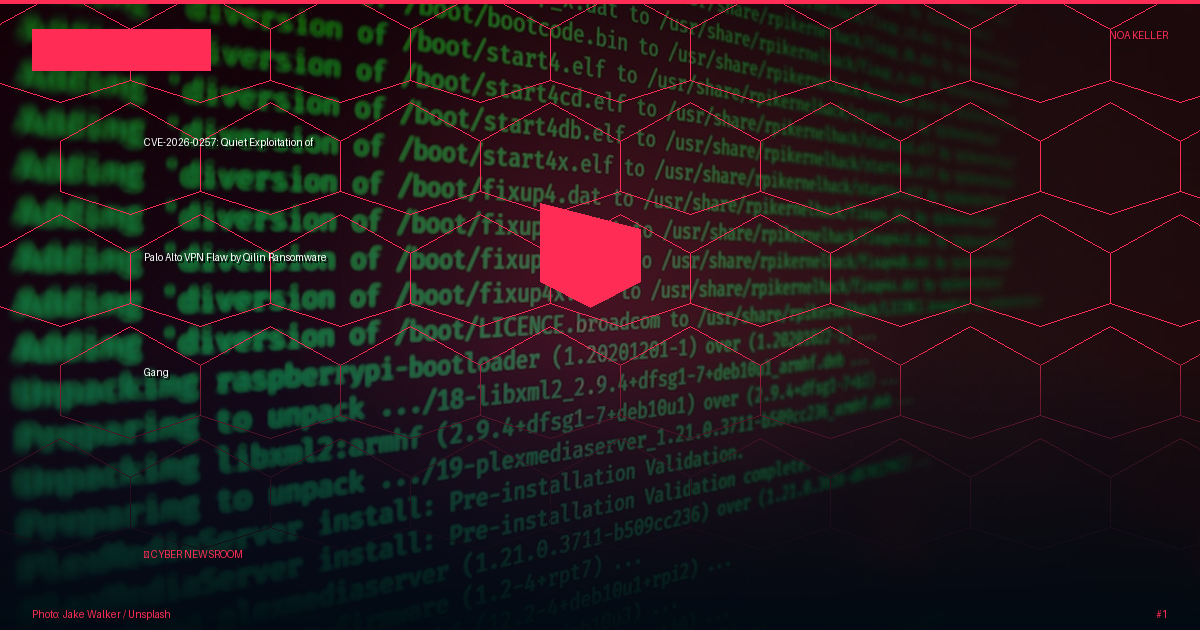 CVE-2026-0257: Quiet Exploitation of Palo Alto VPN Flaw by Qilin Ransomware Gang
