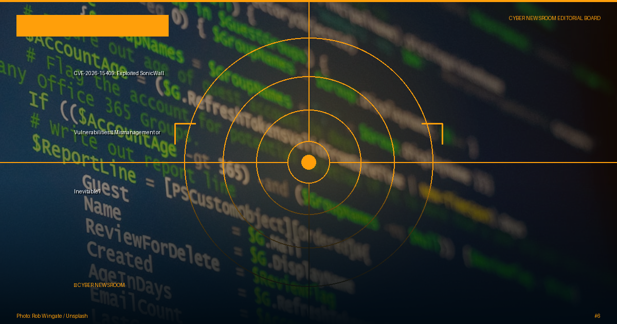 CVE-2026-15409: Exploited SonicWall Vulnerabilities — Mismanagement or Inevitable?