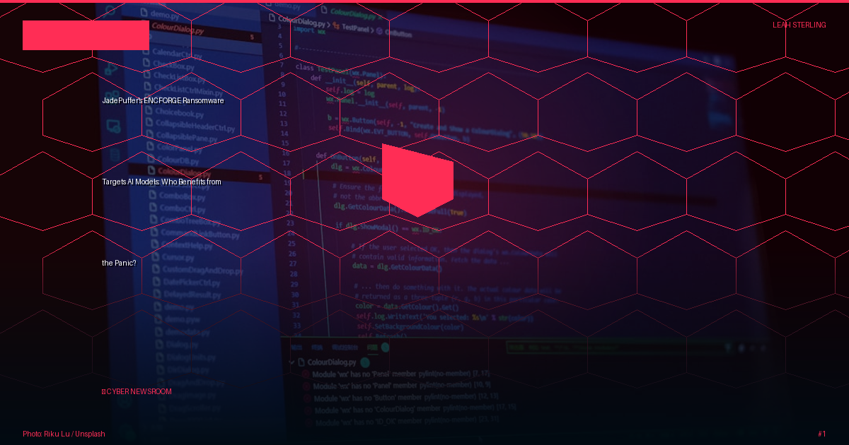 JadePuffer's ENCFORGE Ransomware Targets AI Models: Who Benefits from the Panic?
