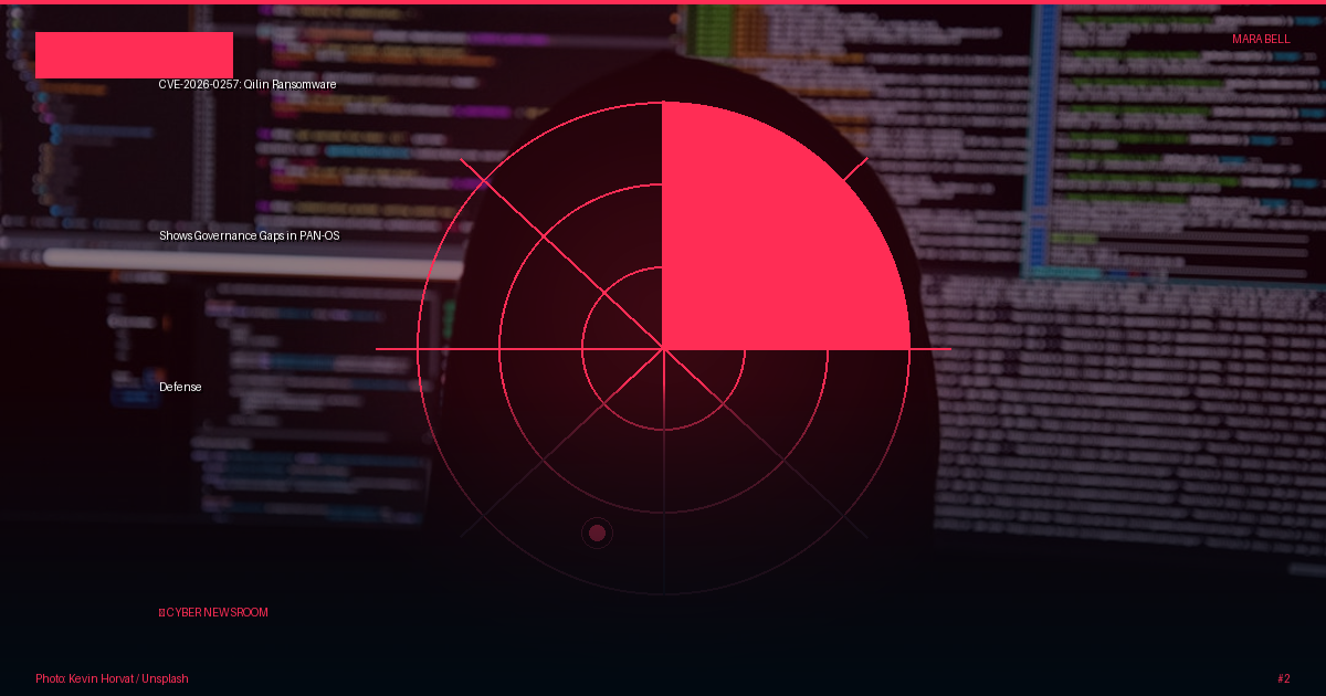 CVE-2026-0257: Qilin Ransomware Shows Governance Gaps in PAN-OS Defense