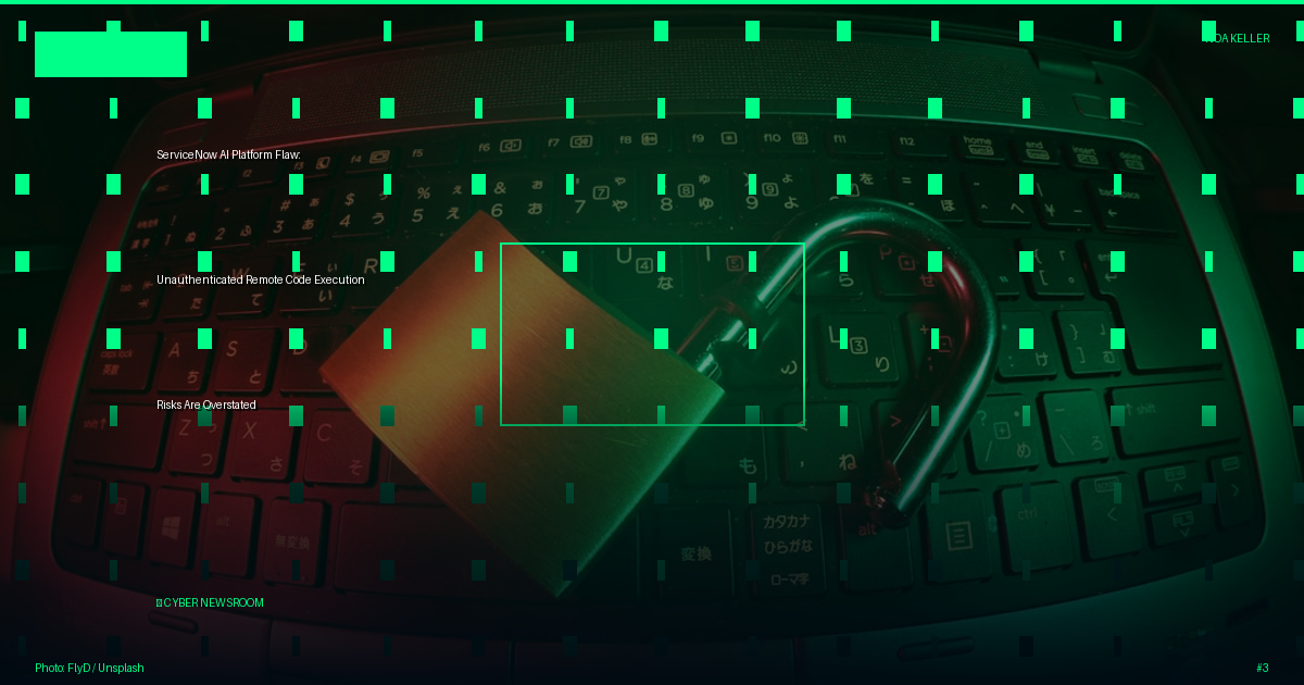 ServiceNow AI Platform Flaw: Unauthenticated Remote Code Execution Risks Are Overstated