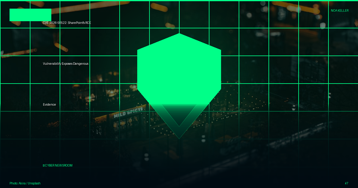 CVE-2026-50522: SharePoint's RCE Vulnerability Exposes Dangerous Evidence