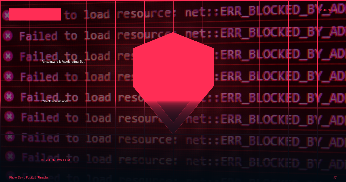 Ransomware Is Accelerating, But It's Not Because of AI