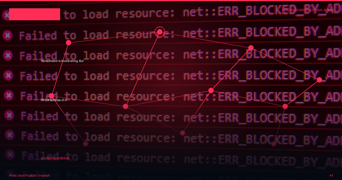 Ransomware Is Accelerating, But It's Not Because of AI