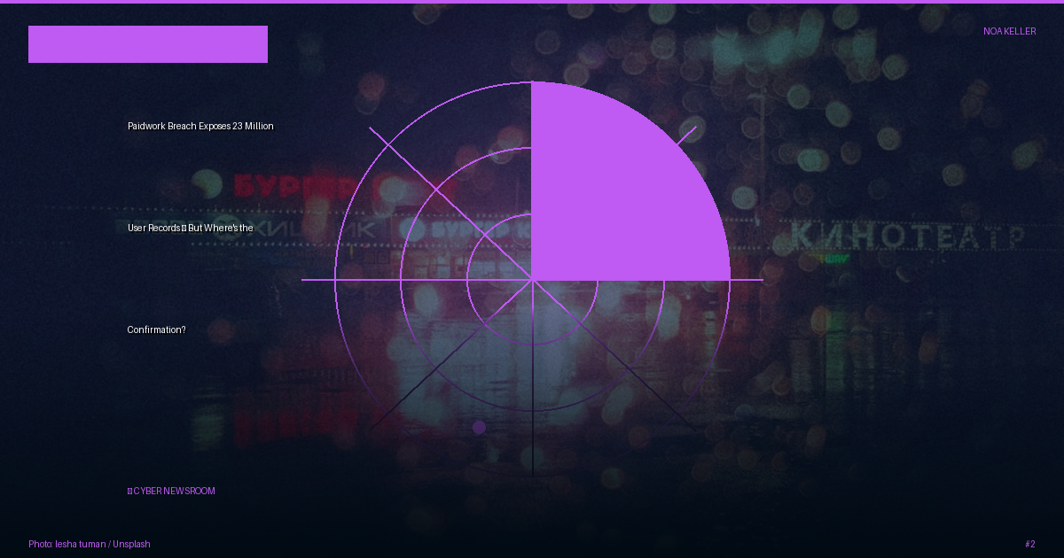 Paidwork Breach Exposes 23 Million User Records — But Where's the Confirmation?