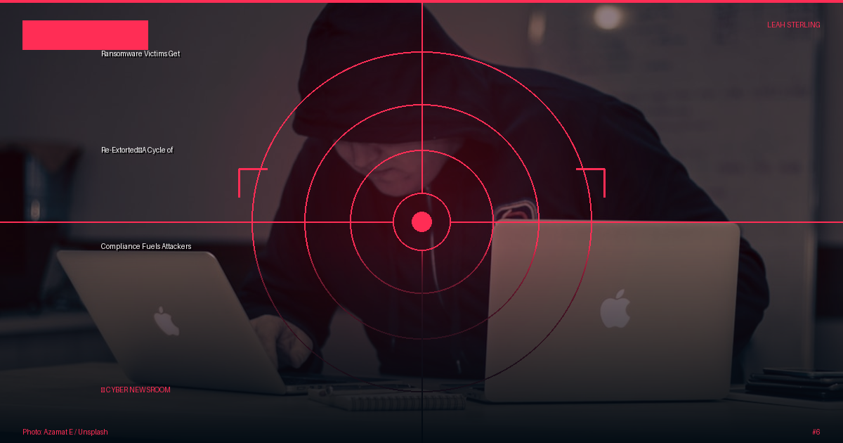 Ransomware Victims Get Re-Extorted—A Cycle of Compliance Fuels Attackers