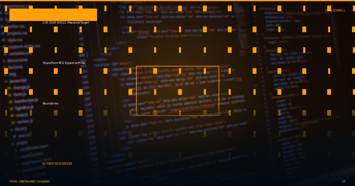 CVE-2026-50522: Attackers Target SharePoint RCE Exploit with No Boundaries