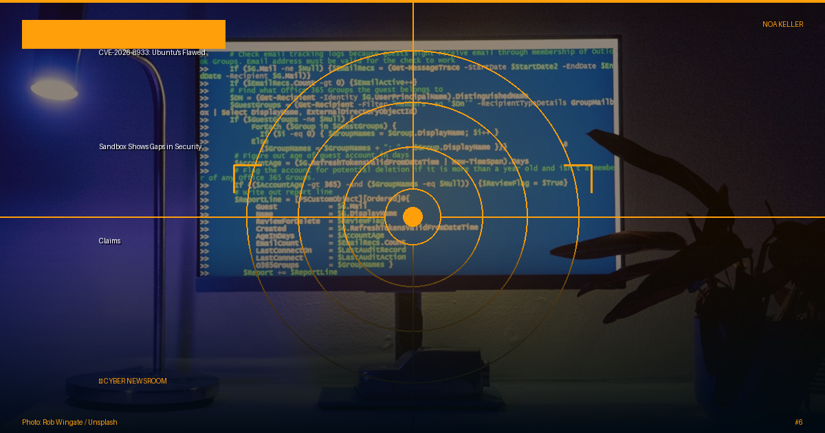CVE-2026-8933: Ubuntu's Flawed Sandbox Shows Gaps in Security Claims