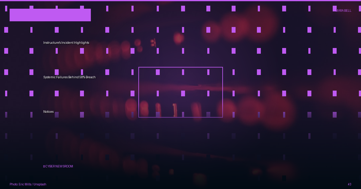 Instructure's Incident Highlights Systemic Failures Behind 58% Breach Notices