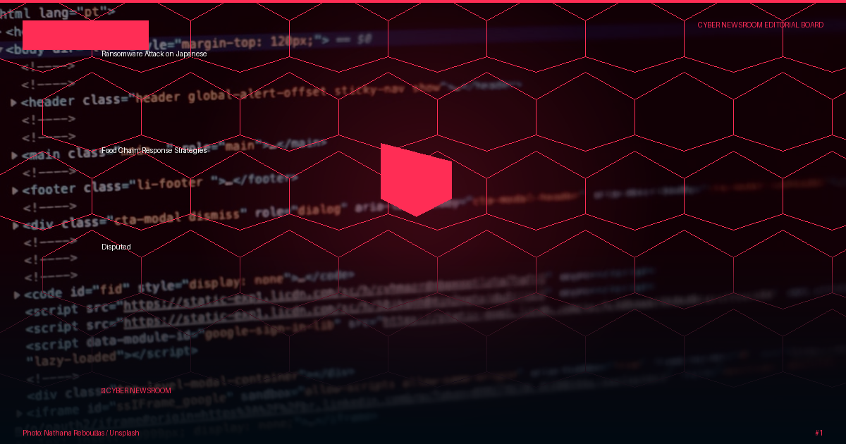 Ransomware Attack on Japanese Food Chain: Response Strategies Disputed