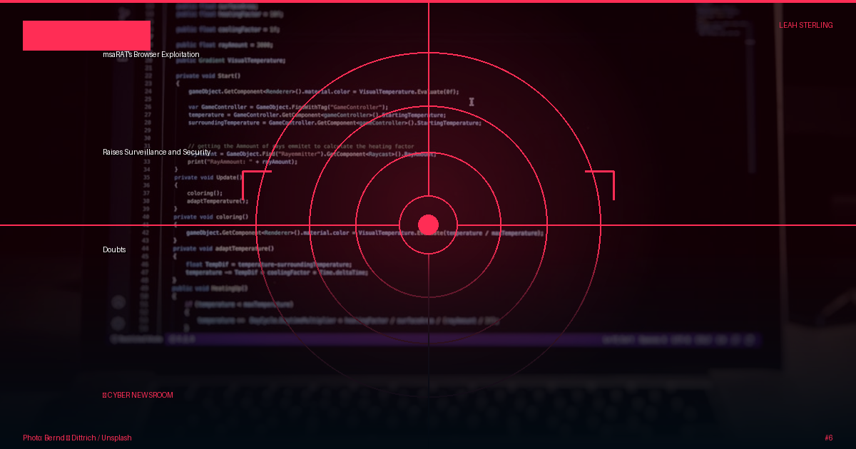 msaRAT's Browser Exploitation Raises Surveillance and Security Doubts