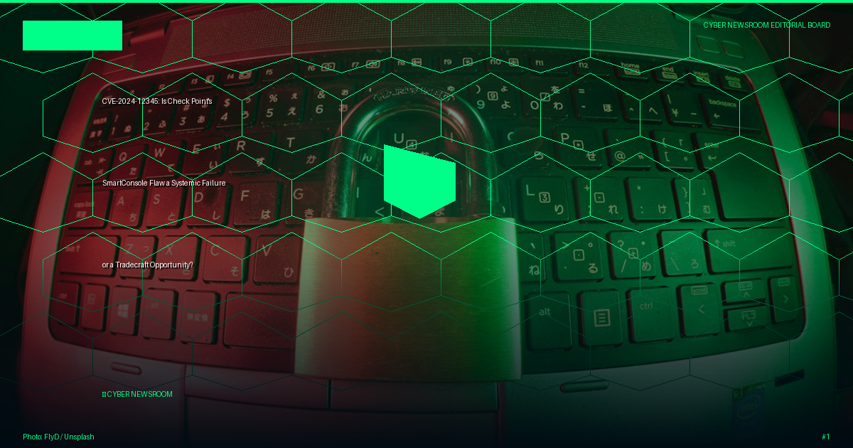 CVE-2024-12345: Is Check Point's SmartConsole Flaw a Systemic Failure or a Tradecraft Opportunity?