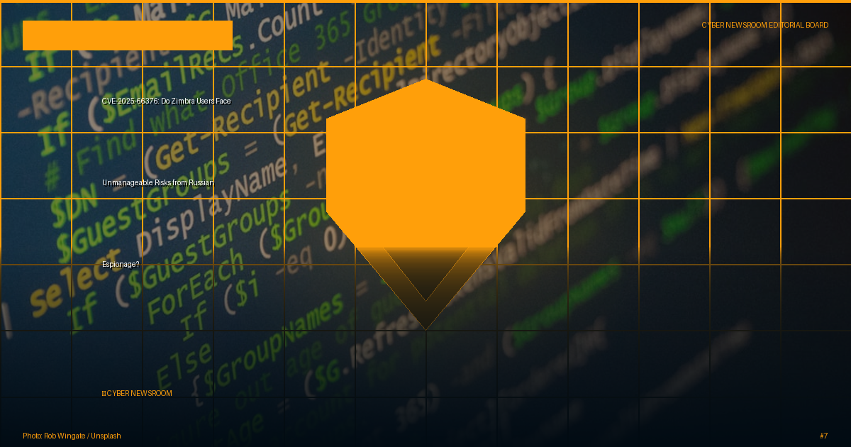 CVE-2025-66376: Do Zimbra Users Face Unmanageable Risks from Russian Espionage?