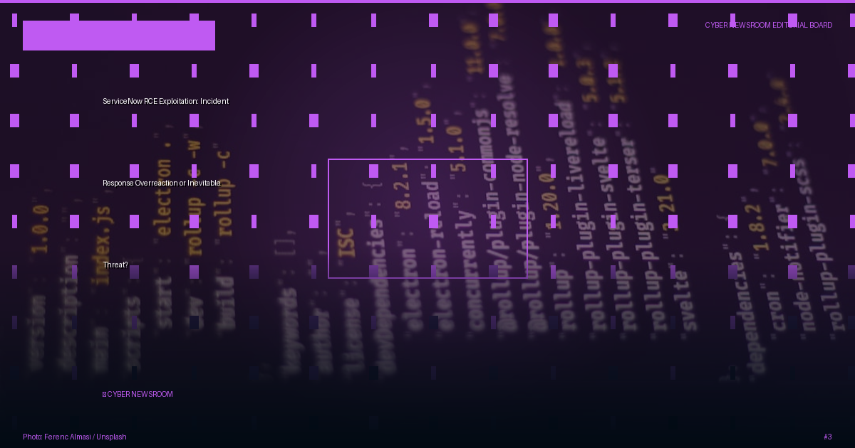 ServiceNow RCE Exploitation: Incident Response Overreaction or Inevitable Threat?