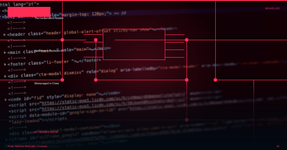 The Containment Paradox: Ransomware Playbooks Are Mismanaged in Chaos