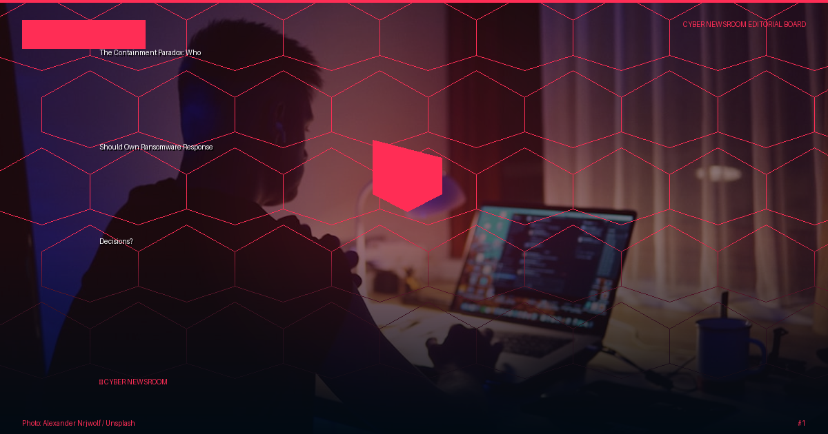 The Containment Paradox: Who Should Own Ransomware Response Decisions?