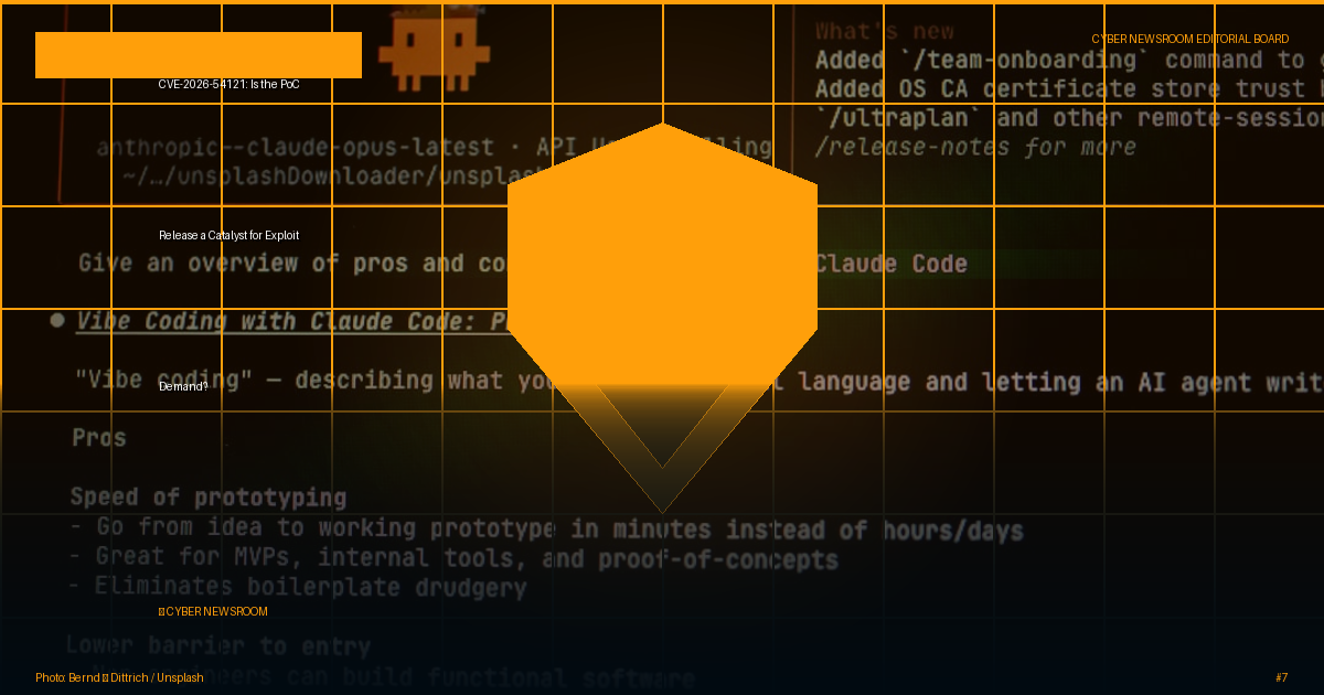 CVE-2026-54121: Is the PoC Release a Catalyst for Exploit Demand?