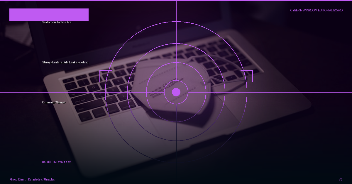 Sextortion Tactics: Are ShinyHunters Data Leaks Fueling Criminal Claims?