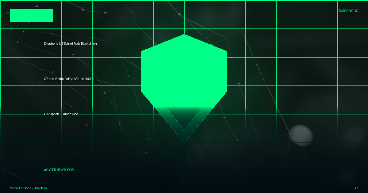 Dysphoria IoT Botnet Adds Blockchain C2 and Victim Relays After JackSkid Disruption - Darren Cho
