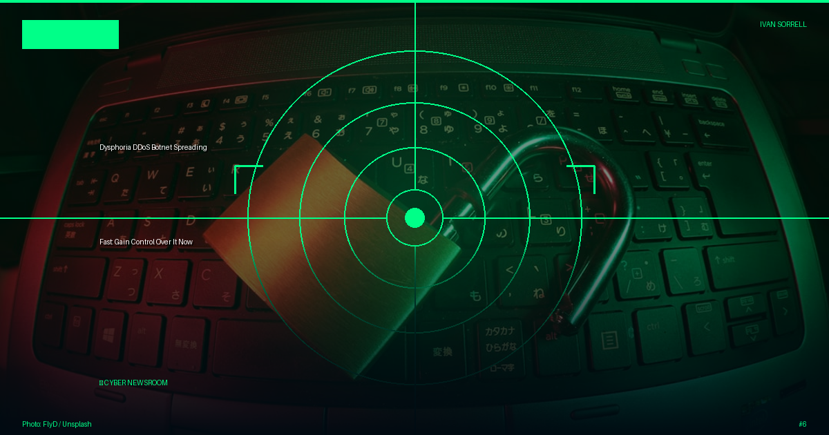 Dysphoria DDoS Botnet Spreading Fast: Gain Control Over It Now