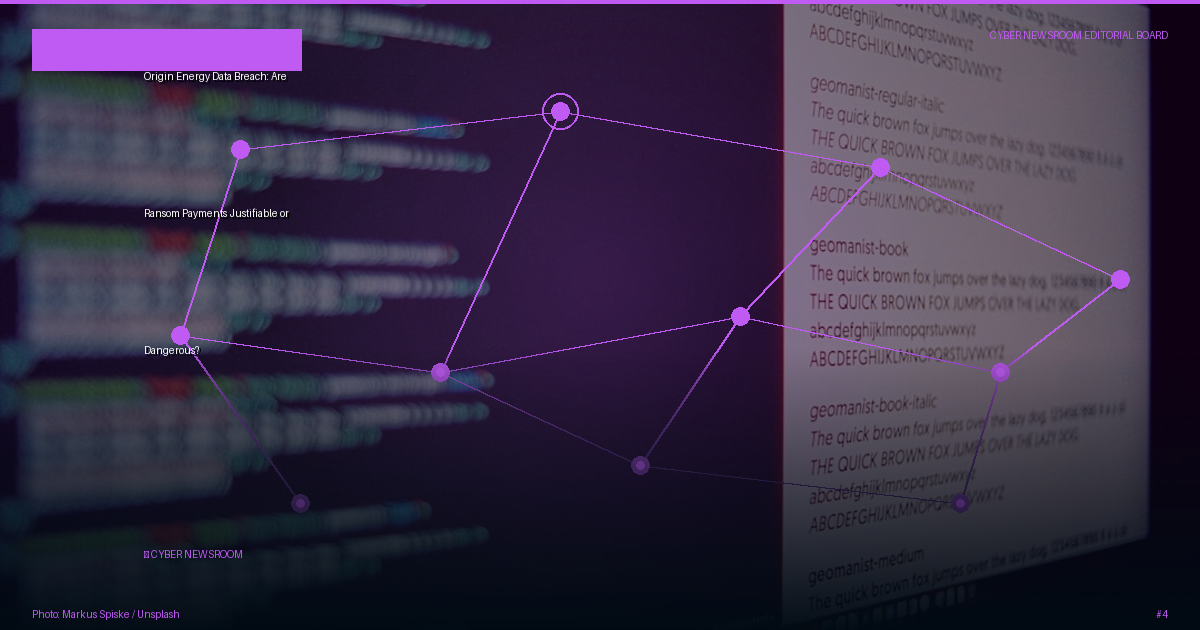 Origin Energy Data Breach: Are Ransom Payments Justifiable or Dangerous?