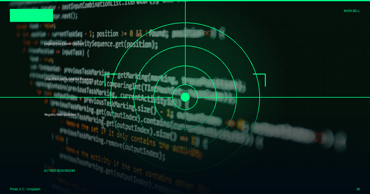 LegacyHive Exploit Enables Unauthorized Access via Windows Registry Manipulation