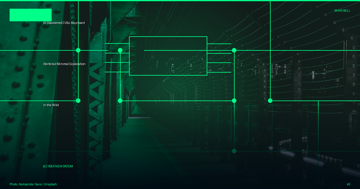 AI-Discovered CVEs: Abundant Alerts but Minimal Exploitation in the Wild