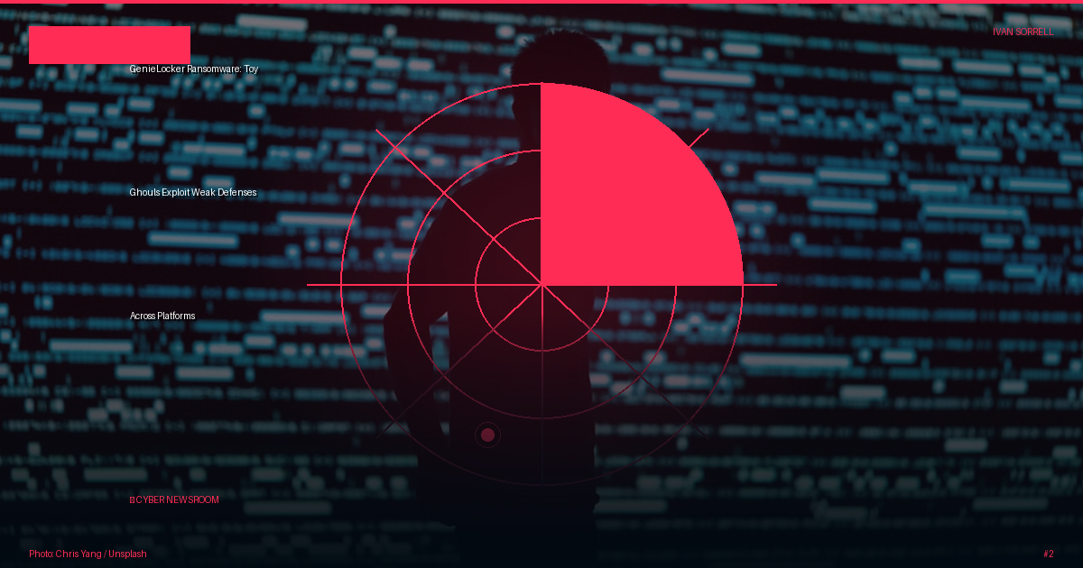 GenieLocker Ransomware: Toy Ghouls Exploit Weak Defenses Across Platforms