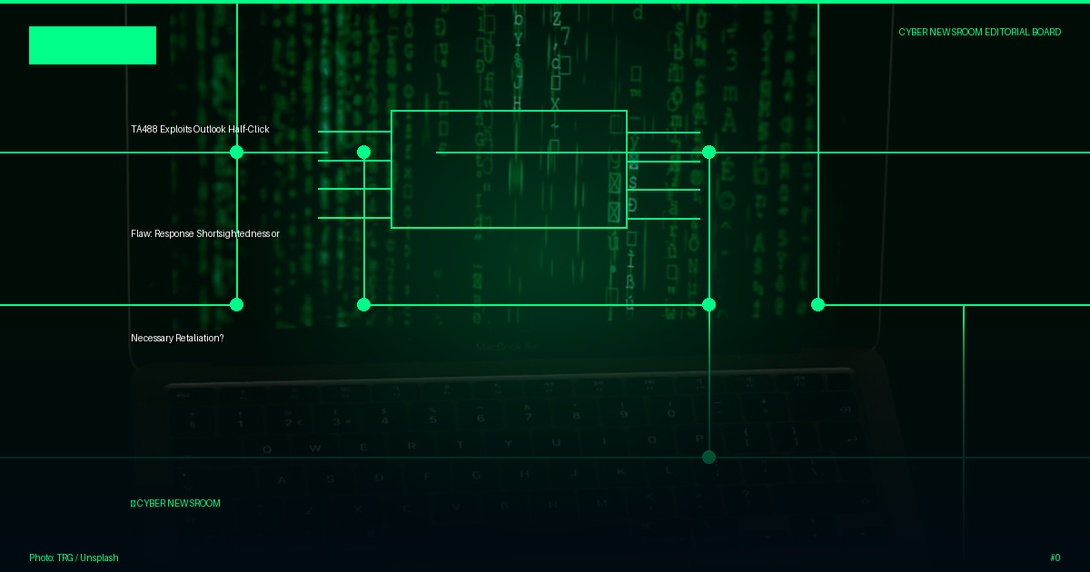 TA488 Exploits Outlook Half-Click Flaw: Response Shortsightedness or Necessary Retaliation?