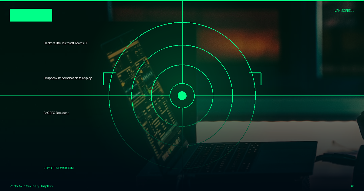 Hackers Use Microsoft Teams IT Helpdesk Impersonation to Deploy GoGRPC Backdoor